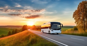 Little York NY motorcoach bus for 30 to 56 passengers, long trips and big groups